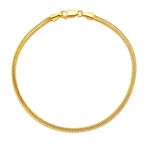 Bransoletka złota 585 żmijka ażurowa 2,4 mm długość 19 cm