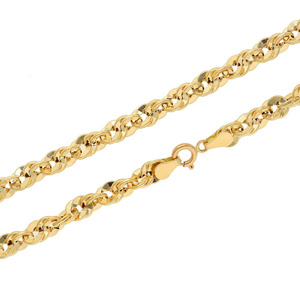 Złoty łańcuszek 585 splot irydia 5,5 mm długość 50 cm