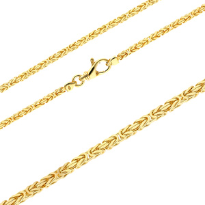 Złoty masywny łańcuch 585 pełny splot królewski 55 cm grubość 2,5 mm