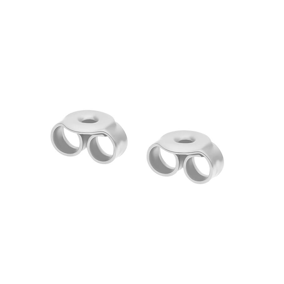 Srebrne kolczyki podwójne krople 925 na sztyft drops 2,2 cm