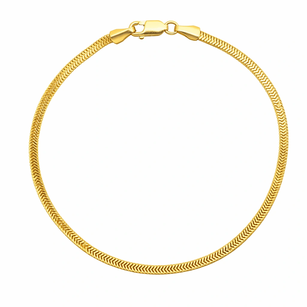 Bransoletka złota 585 żmijka ażurowa 2,4 mm długość 19 cm