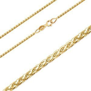 Złoty łańcuszek 585 Lisi Ogon 1,6 mm długość 50 cm