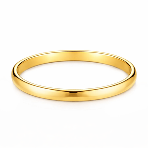Srebrna pozłacana bransoletka bangle 925 sztywna szeroka gładka elastyczna 3,8 mm