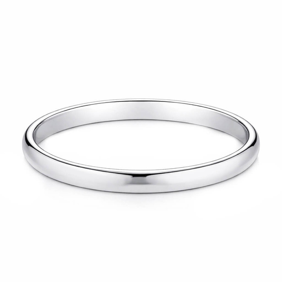 Srebrna bransoletka bangle 925 sztywna szeroka gładka elastyczna 3,8 mm