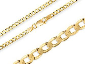 Złoty łańcuszek 585 Pancerka 2,5 mm długość 60 cm