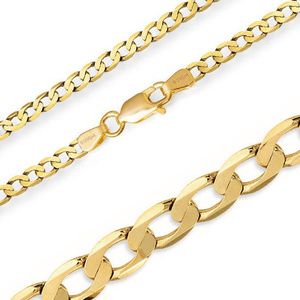 Złota bransoleta męska gruba 585 pancerka pełna 6 mm długość 21,5 cm