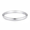 Srebrna bransoletka bangle 925 sztywna szeroka gładka elastyczna 3,8 mm