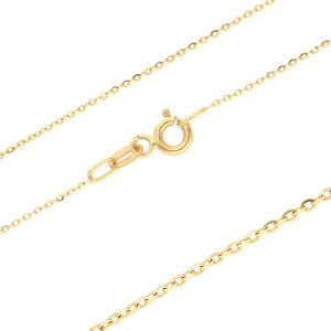 Złoty łańcuszek 585 Ankier diamentowany 1,8 mm długość 50 cm