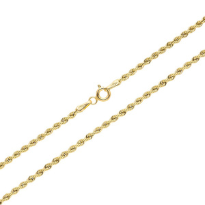 Złoty łańcuszek 585 Korda 2,5 mm długość 45 cm