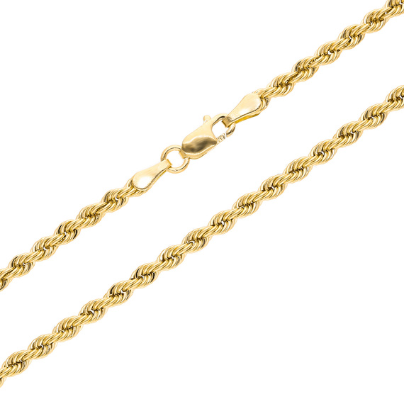 Złoty łańcuszek 585 Korda 3,5 mm długość 50 cm