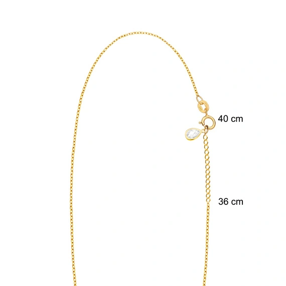 Złoty naszyjnik 585 choker gwiazdki łańcuszek ankier