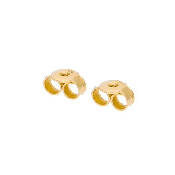 Złote kolczyki kulki gładkie 3 mm małe sztyft