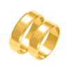 Obrączka ślubna męska: złoto 585, diamentowana, fazowana, 6 mm