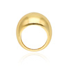 Złoty gruby pierścionek 585 wypukły szeroki gładki dmuchany