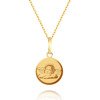 Złoty medalik 585 Anioł Rafaela Komunia Chrzest